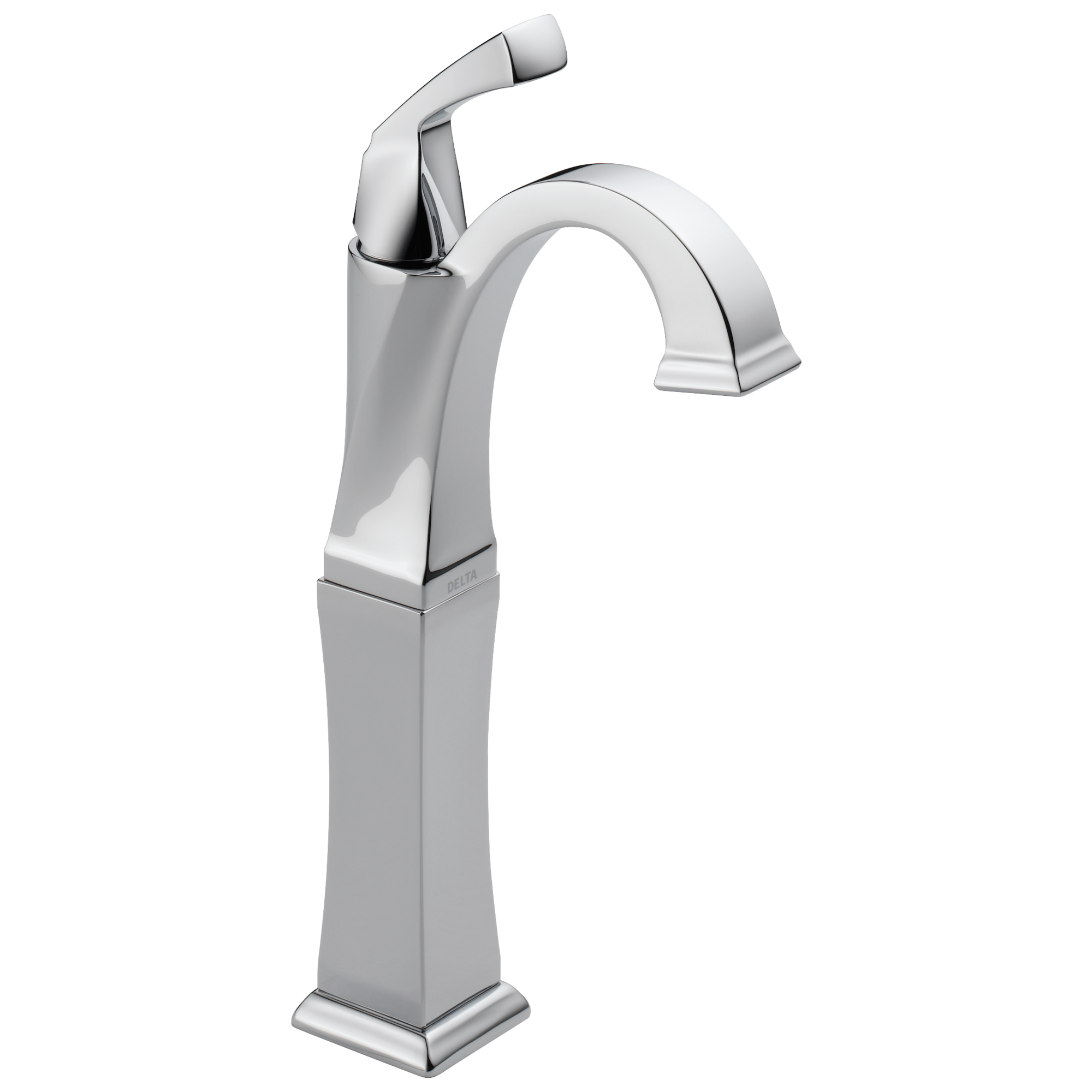 Delta - Single Handle Vessel Bathroom Faucet - Chrome - 751-DST