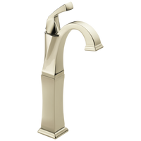 Delta - Single Handle Vessel Bathroom Faucet - Polished Nickel - 751-PN-DST