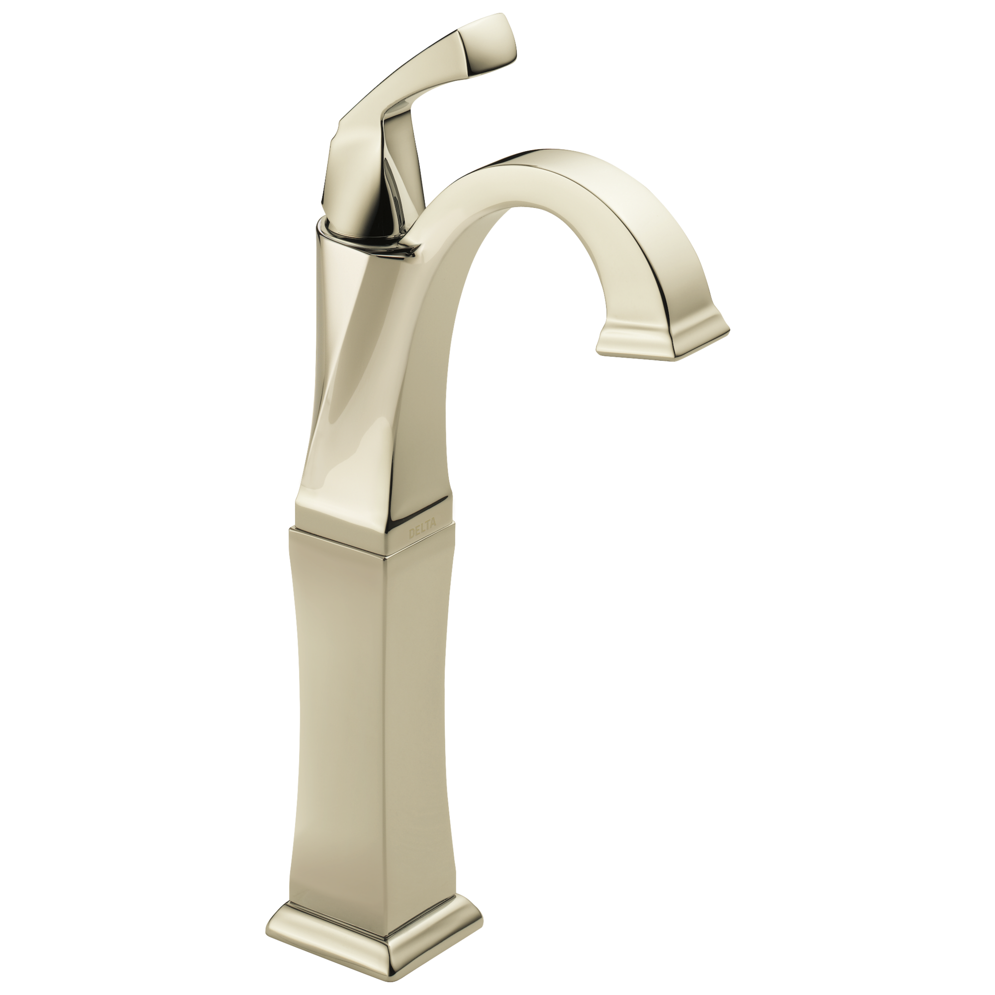 Delta - Single Handle Vessel Bathroom Faucet - Polished Nickel - 751-PN-DST