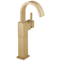 Delta - Single Handle Vessel Bathroom Faucet - Champagne Bronze - 753LF-CZ