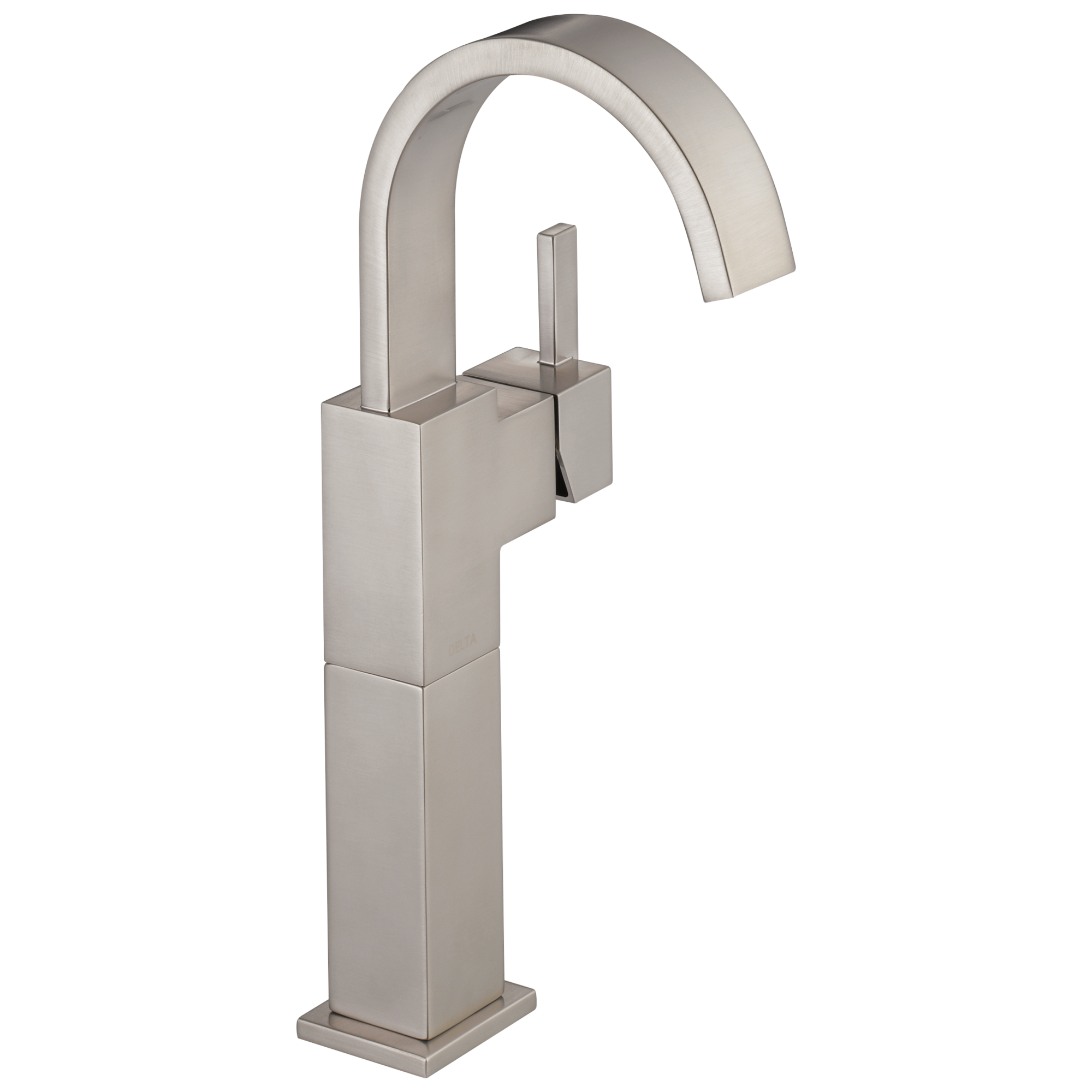 Delta - Single Handle Vessel Bathroom Faucet - Stainless - 753LF-SS