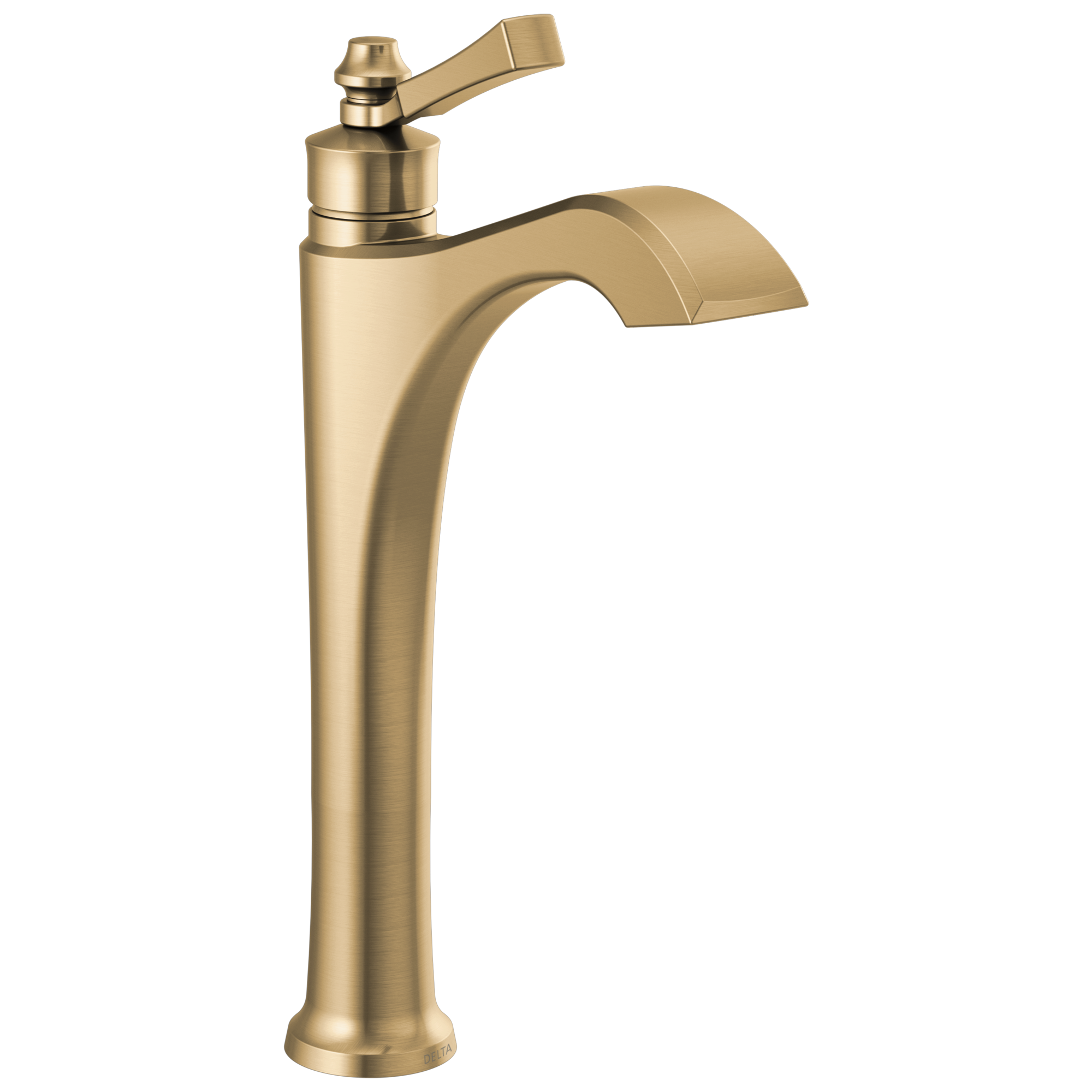 Delta - Single Handle Vessel Bathroom Faucet - Champagne Bronze - 756-CZ-DST