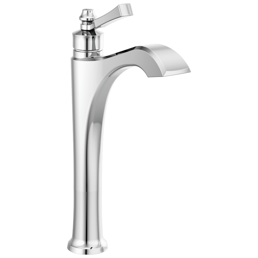 Delta - Single Handle Vessel Bathroom Faucet - Chrome - 756-DST