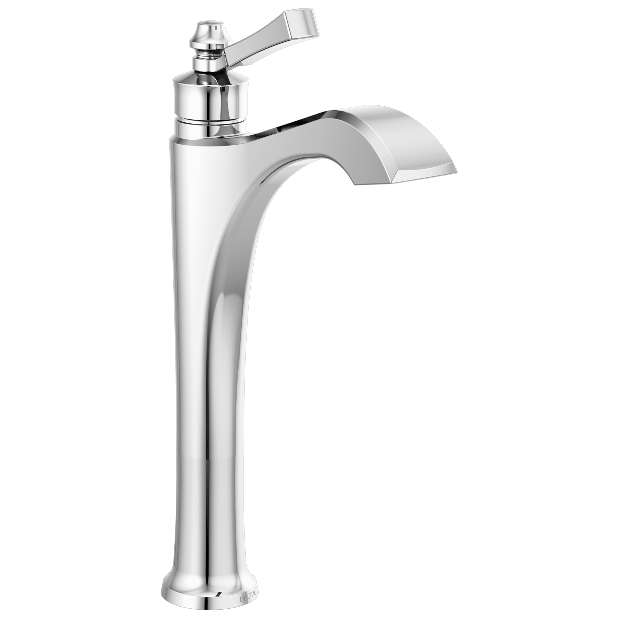 Delta - Single Handle Vessel Bathroom Faucet - Chrome - 756-DST