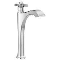 Delta - Single Handle Vessel Bathroom Faucet - Chrome - 757-DST