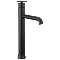 Delta - Single Handle Vessel Bathroom Faucet - Matte Black - 758-BL-DST