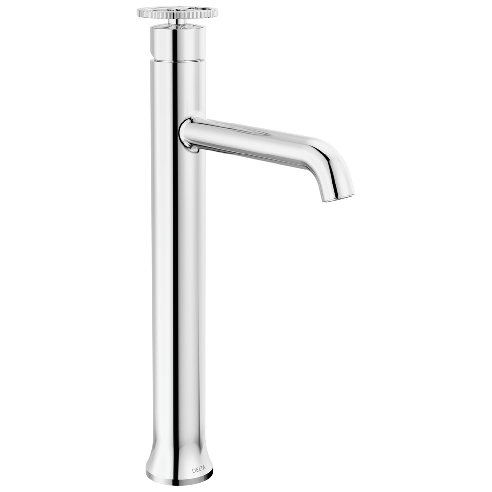 Delta - Single Handle Vessel Bathroom Faucet - Chrome - 758-DST