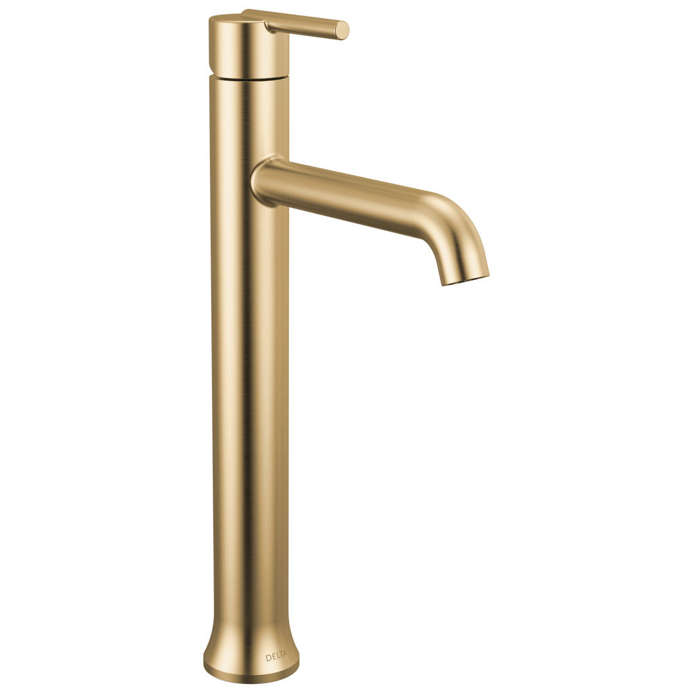 Delta - Single Handle Vessel Bathroom Faucet - Champagne Bronze - 759-CZ-DST