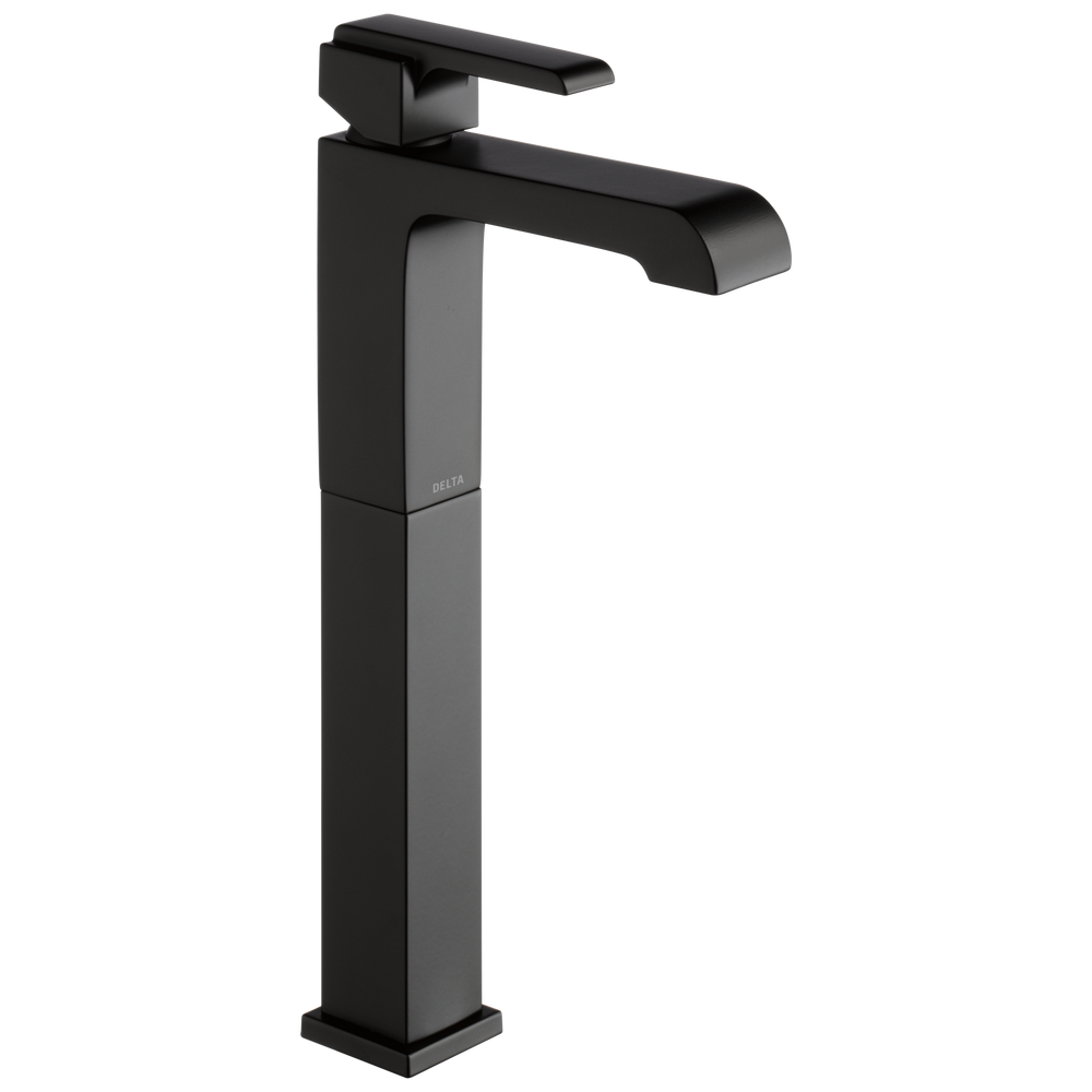 Delta - Single Handle Vessel Bathroom Faucet - Matte Black - 767LF-BL