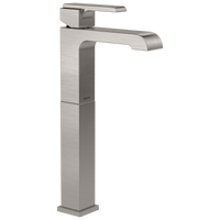 Delta - Single Handle Vessel Bathroom Faucet - Stainless - 767LF-SS