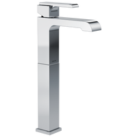 Delta - Single Handle Vessel Bathroom Faucet - Chrome - 767LF