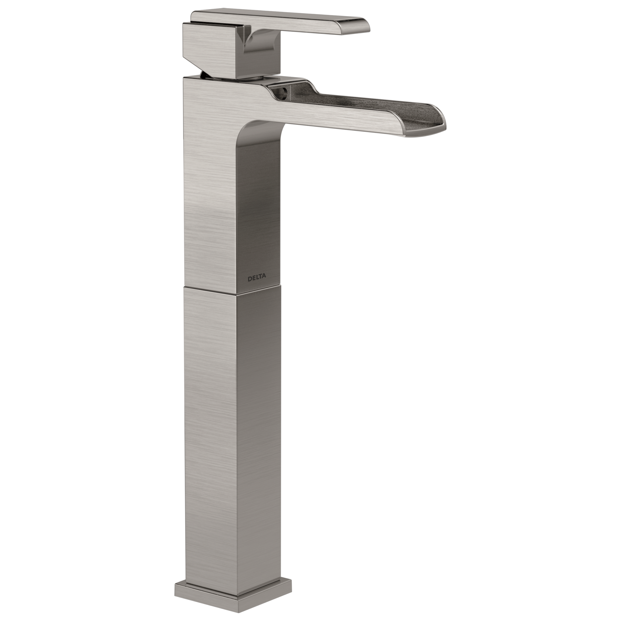 Delta - Single Handle Vessel Channel Bathroom Faucet - Stainless - 768LF-SS