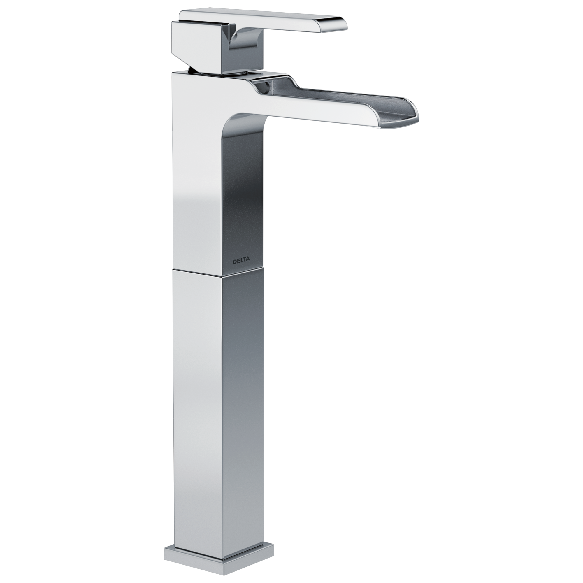 Delta - Single Handle Vessel Channel Bathroom Faucet - Chrome - 768LF