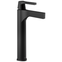 Delta - Single Handle Vessel Bathroom Faucet - Matte Black - 774-BL-DST