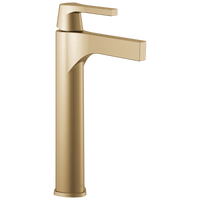 Delta - Single Handle Vessel Bathroom Faucet - Champagne Bronze - 774-CZ-DST