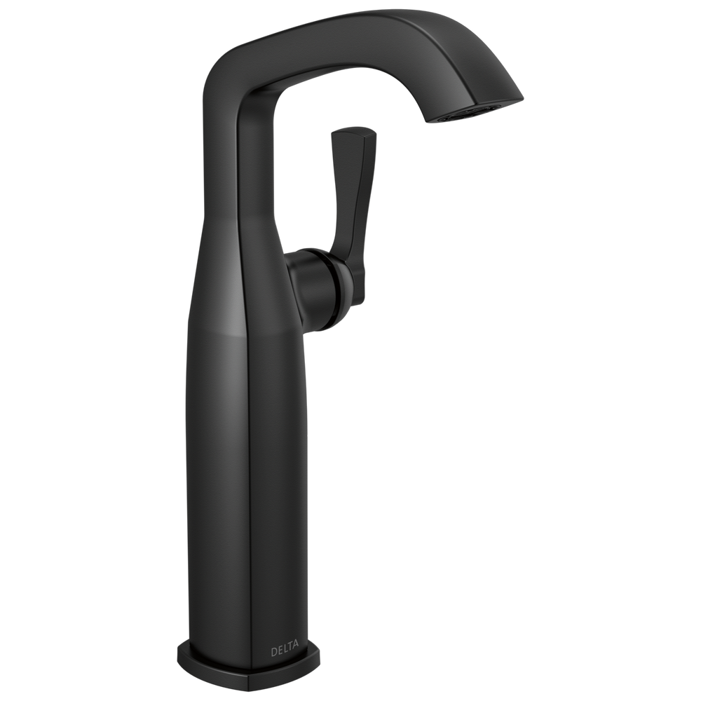 Delta - Single Handle Vessel Bathroom Faucet - Matte Black - 776-BL-DST