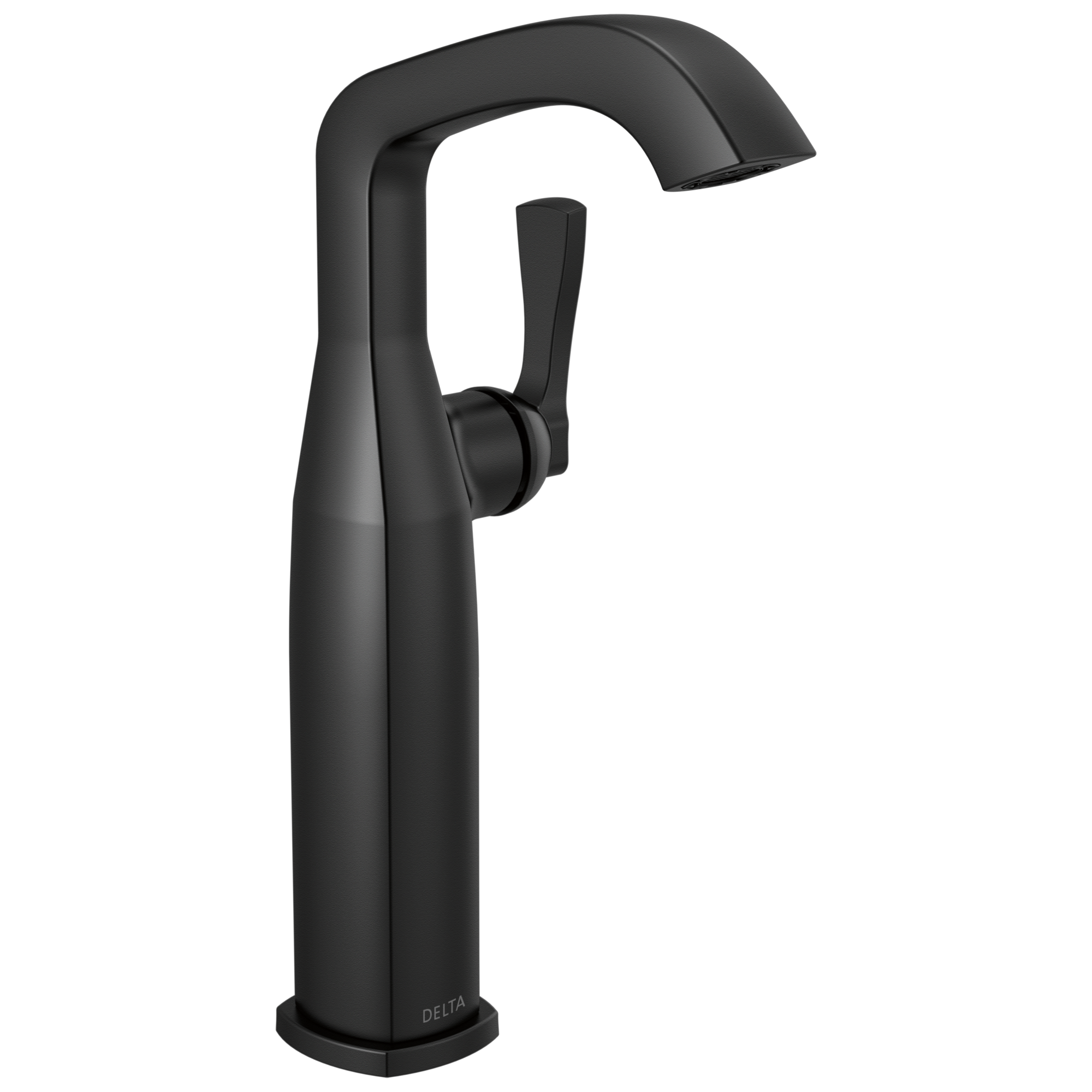 Delta - Single Handle Vessel Bathroom Faucet - Matte Black - 776-BL-DST