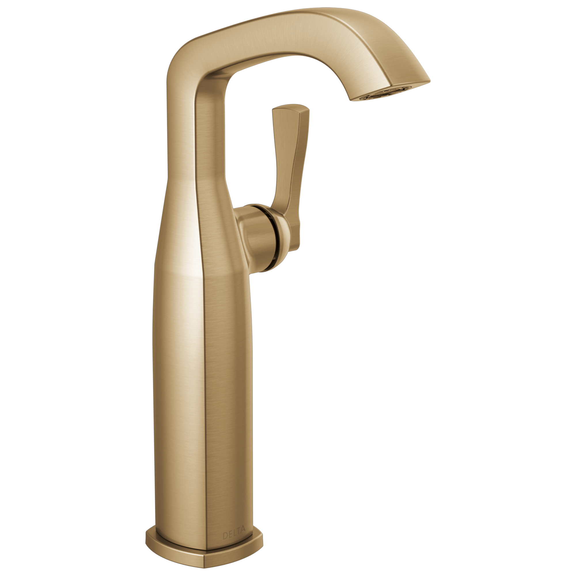 Delta - Single Handle Vessel Bathroom Faucet - Lumicoat® Champagne Bronze - 776-CZ-PR-DST