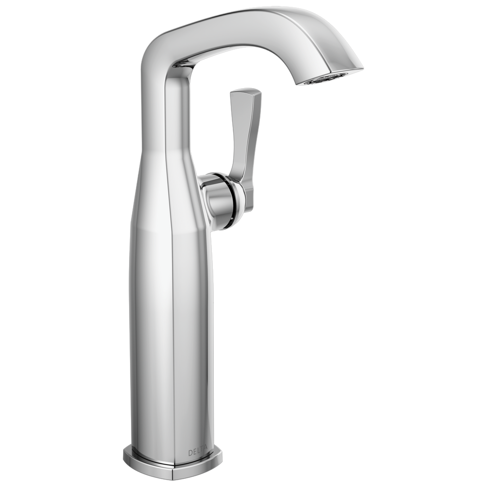 Delta - Single Handle Vessel Bathroom Faucet - Lumicoat® Chrome - 776-PR-DST