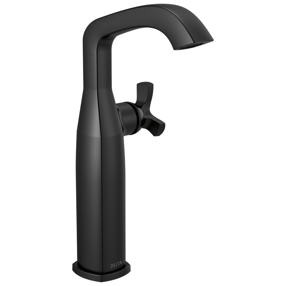 Delta - Single Handle Vessel Bathroom Faucet - Matte Black - 7766-BL-DST