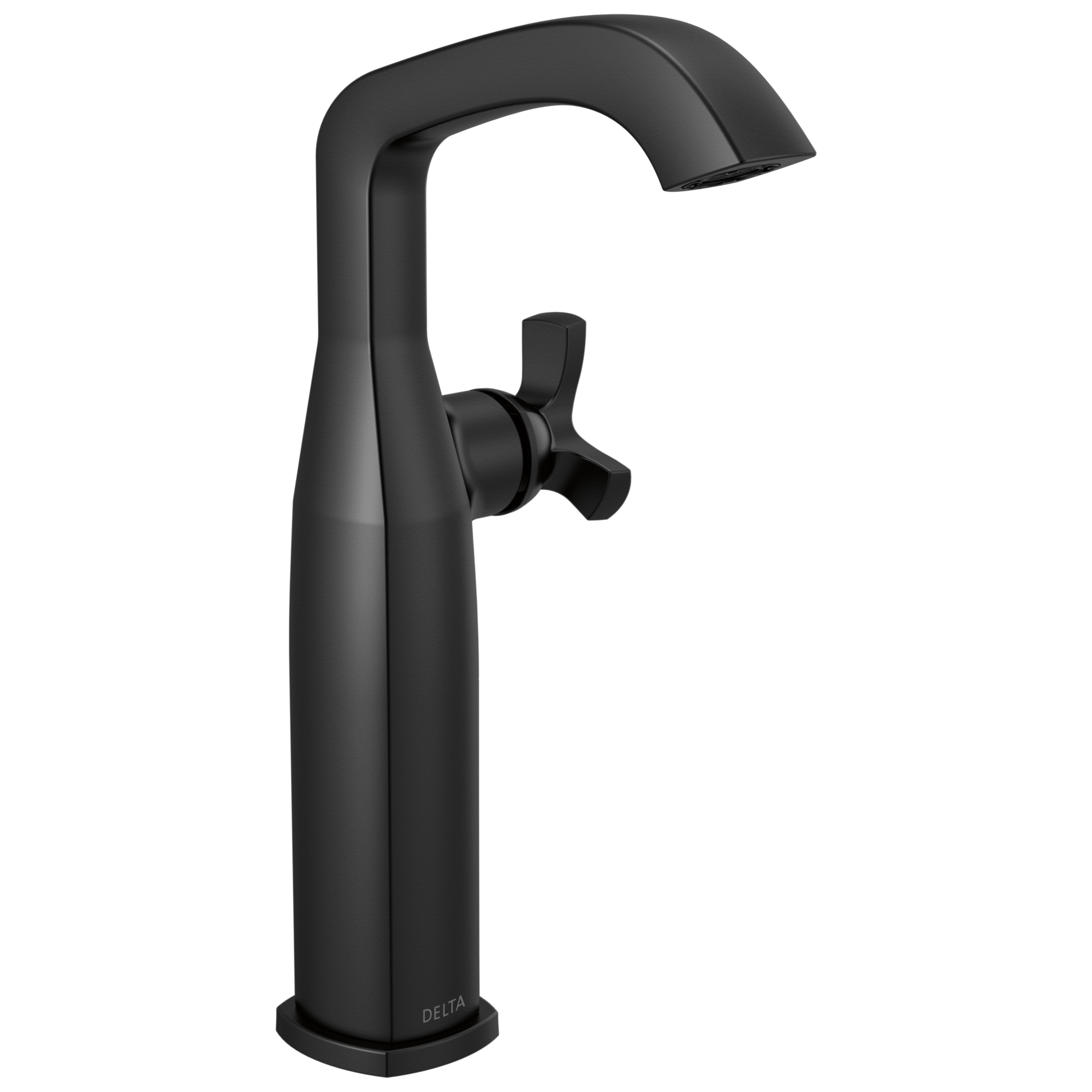 Delta - Single Handle Vessel Bathroom Faucet - Matte Black - 7766-BL-DST