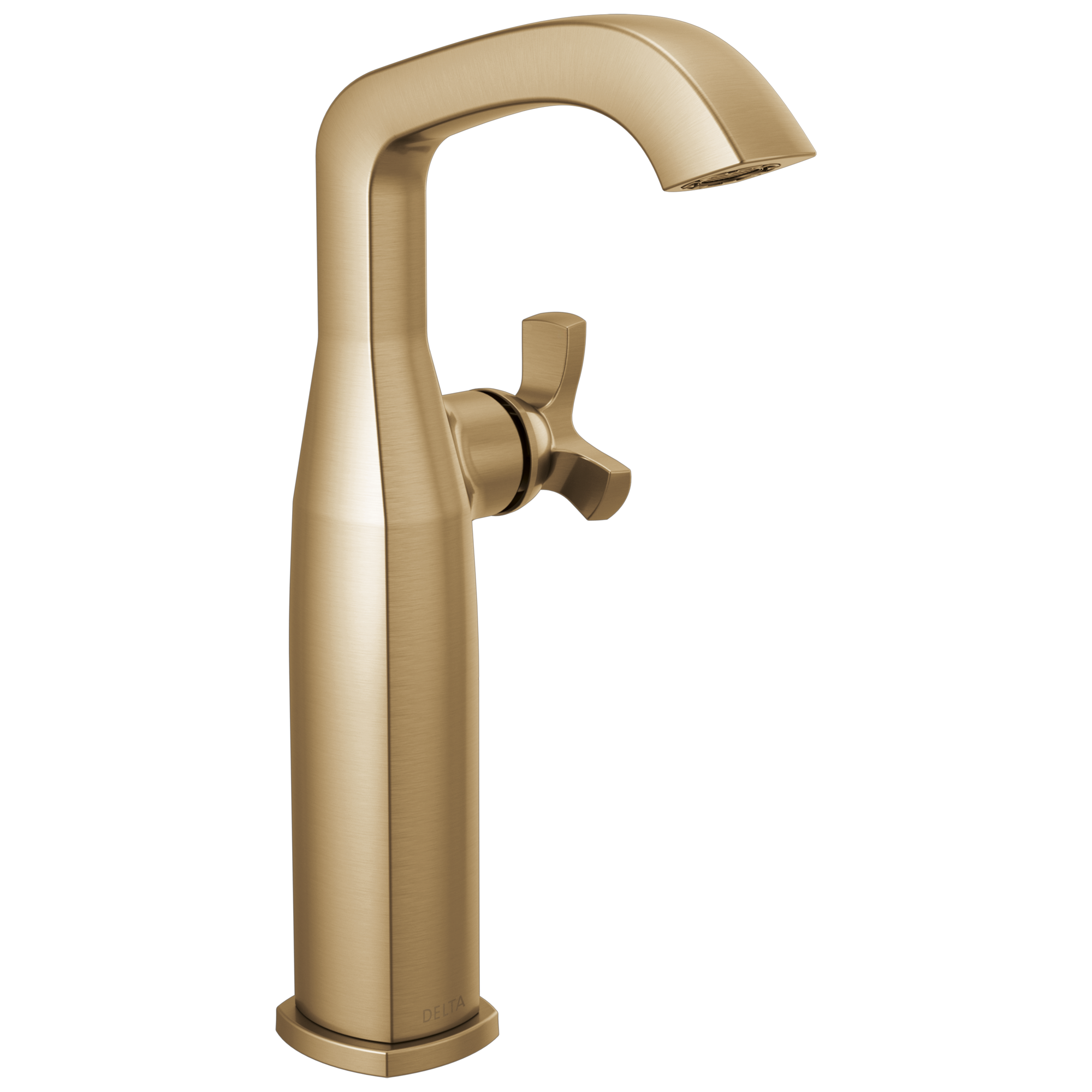 Delta - Single Handle Vessel Bathroom Faucet - Lumicoat® Champagne Bronze - 7766-CZ-PR-DST