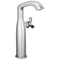 Delta - Single Handle Vessel Bathroom Faucet - Lumicoat® Chrome - 7766-PR-DST