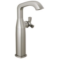 Delta - Single Handle Vessel Bathroom Faucet - Lumicoat® Stainless - 7766-SS-PR-DST