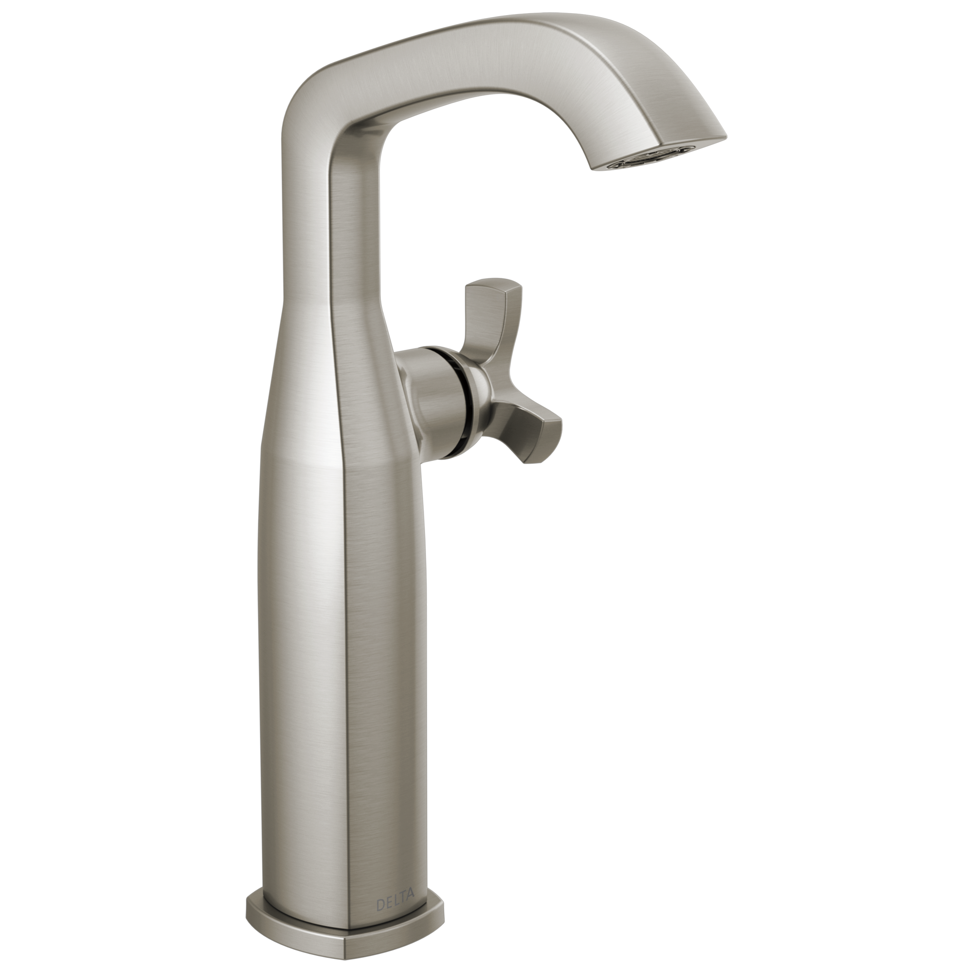 Delta - Single Handle Vessel Bathroom Faucet - Lumicoat® Stainless - 7766-SS-PR-DST