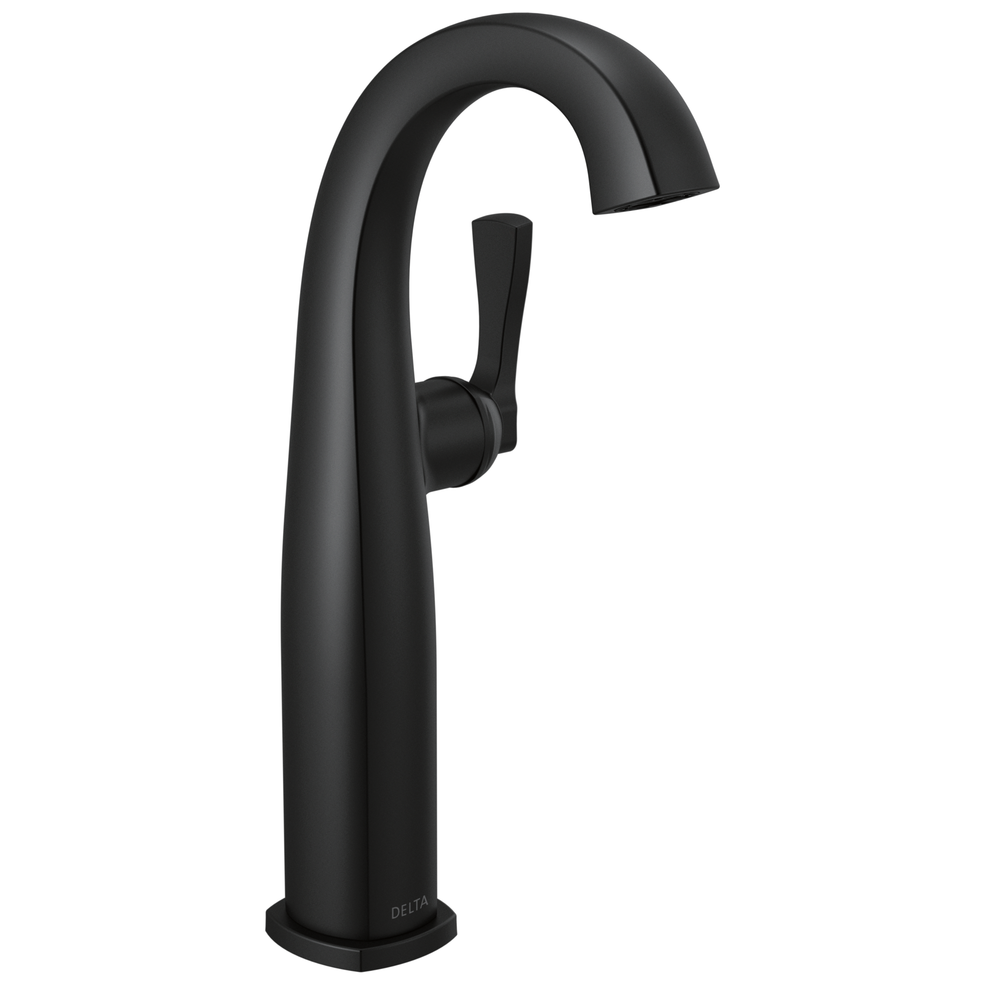 Delta - Single Handle Vessel Bathroom Faucet - Matte Black - 777-BL-DST