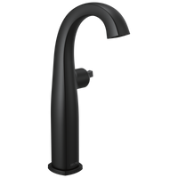 Delta - Single Handle Vessel Bathroom Faucet - Less Handle - Matte Black - 777-BLLHP-DST