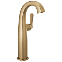 Delta - Single Handle Vessel Bathroom Faucet - Lumicoat® Champagne Bronze - 777-CZ-PR-DST