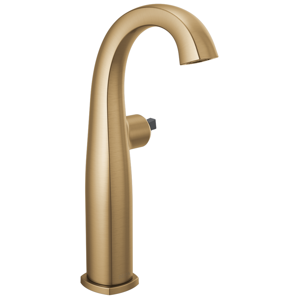 Delta - Single Handle Vessel Bathroom Faucet - Less Handle - Champagne Bronze - 777-CZLHP-DST