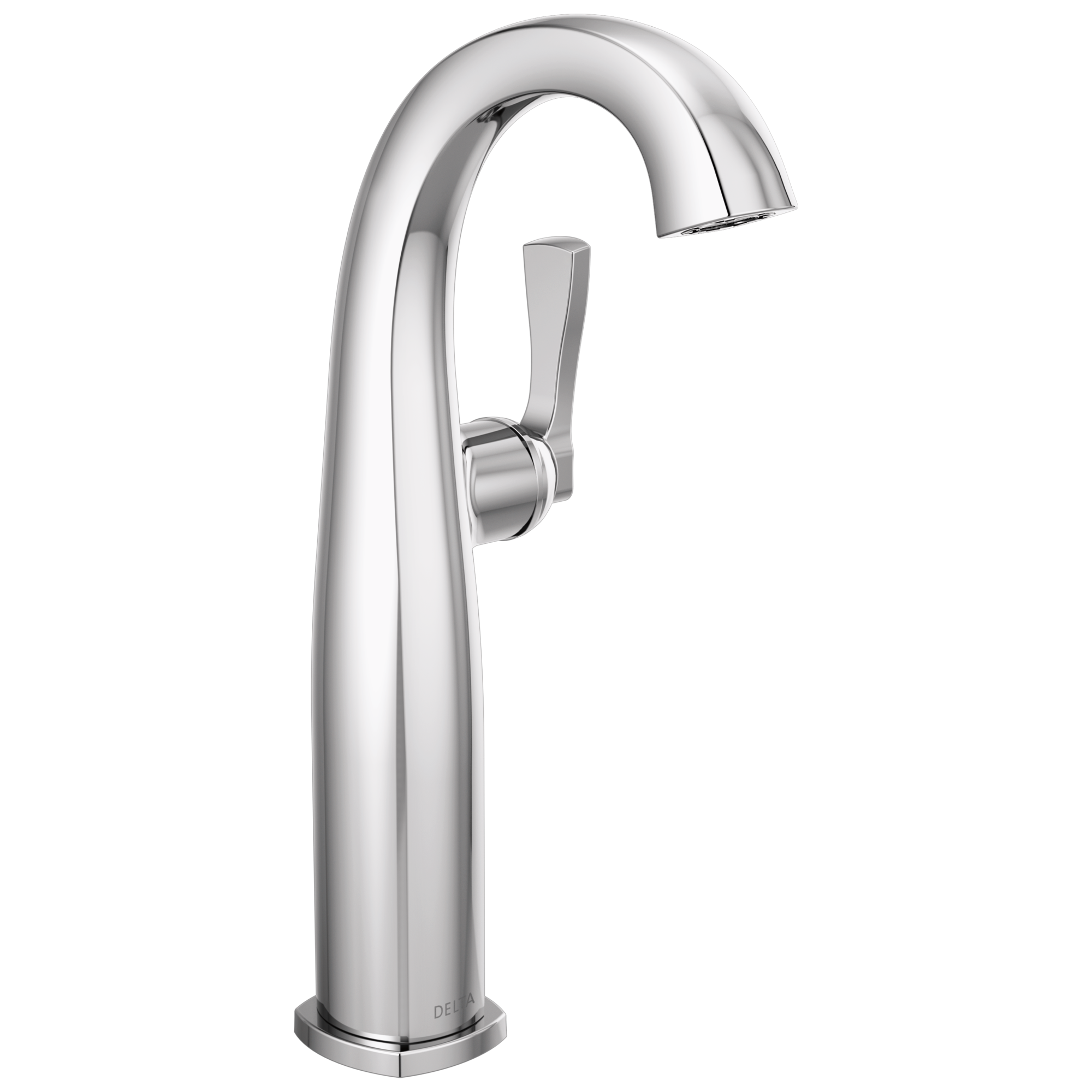 Delta - Single Handle Vessel Bathroom Faucet - Lumicoat® Chrome - 777-PR-DST