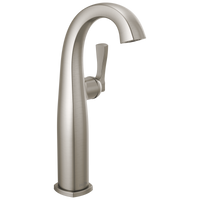 Delta - Single Handle Vessel Bathroom Faucet - Lumicoat® Stainless - 777-SS-PR-DST