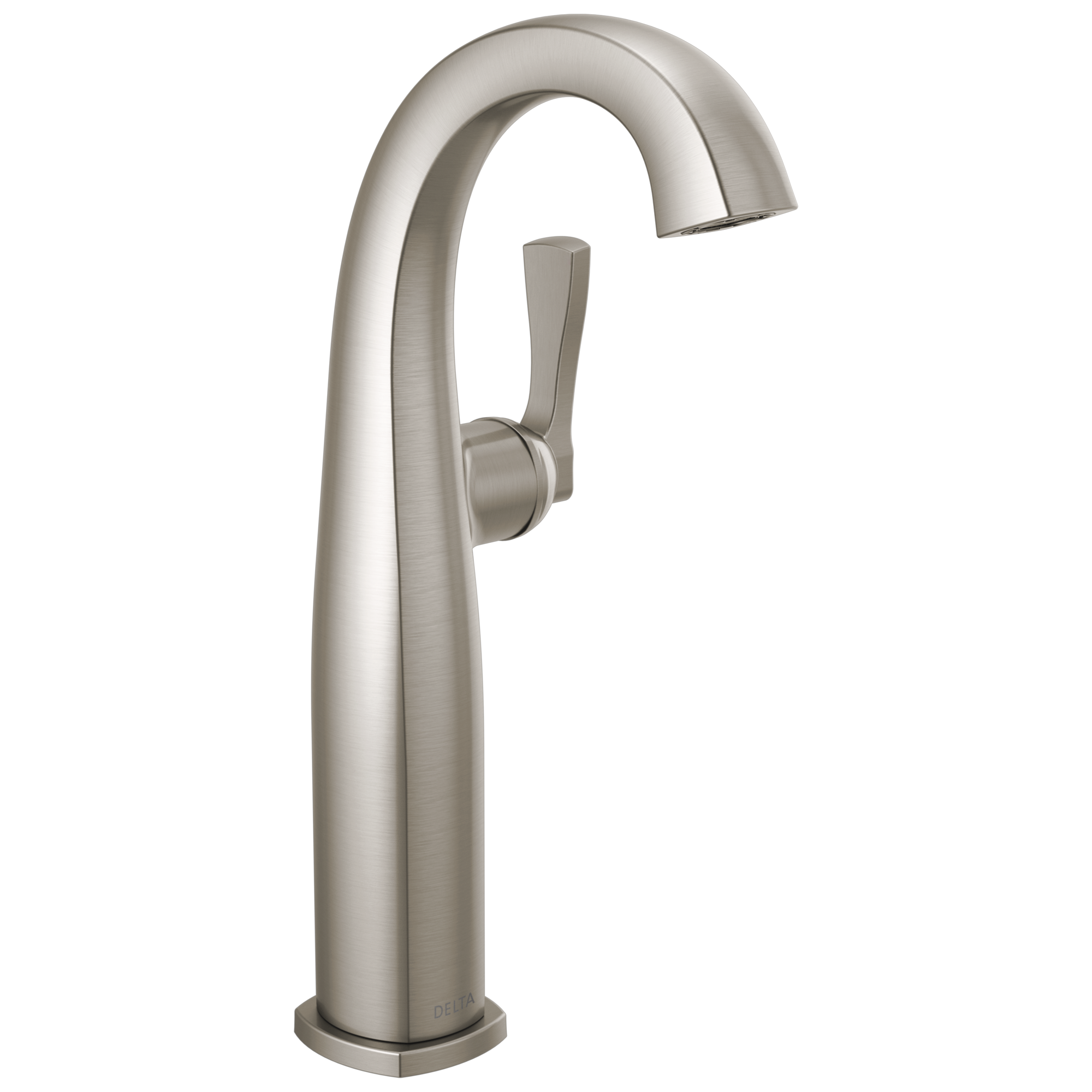 Delta - Single Handle Vessel Bathroom Faucet - Lumicoat® Stainless - 777-SS-PR-DST