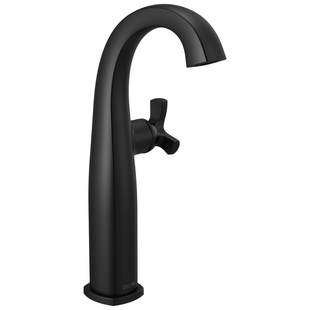 Delta - Single Handle Vessel Bathroom Faucet - Matte Black - 7776-BL-DST