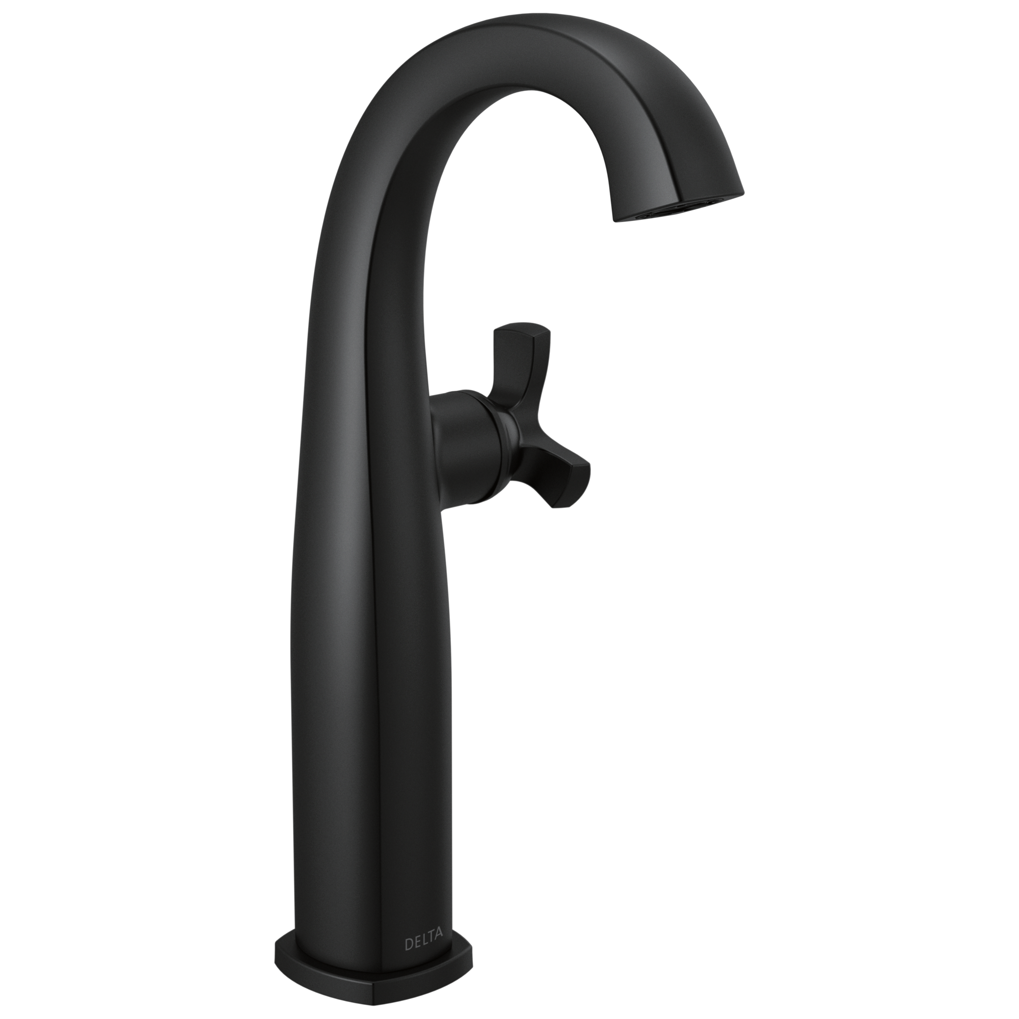 Delta - Single Handle Vessel Bathroom Faucet - Matte Black - 7776-BL-DST