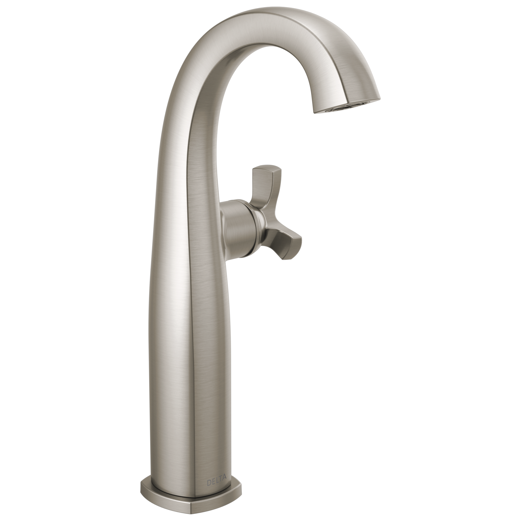 Delta - Single Handle Vessel Bathroom Faucet - Lumicoat® Stainless - 7776-SS-PR-DST