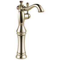 Delta - Single Handle Vessel Bathroom Faucet - Polished Nickel - 797LF-PN