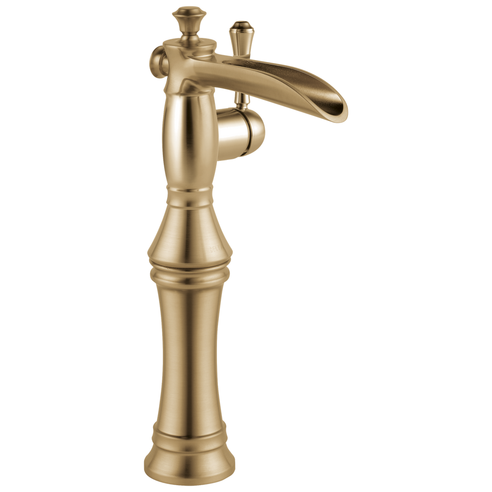 Delta - Single Handle Channel Vessel Bathroom Faucet - Champagne Bronze - 798LF-CZ