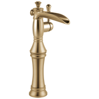 Delta - Single Handle Channel Vessel Bathroom Faucet - Champagne Bronze - 798LF-CZ