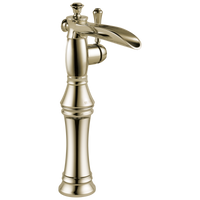 Delta - Single Handle Channel Vessel Bathroom Faucet - Polished Nickel - 798LF-PN