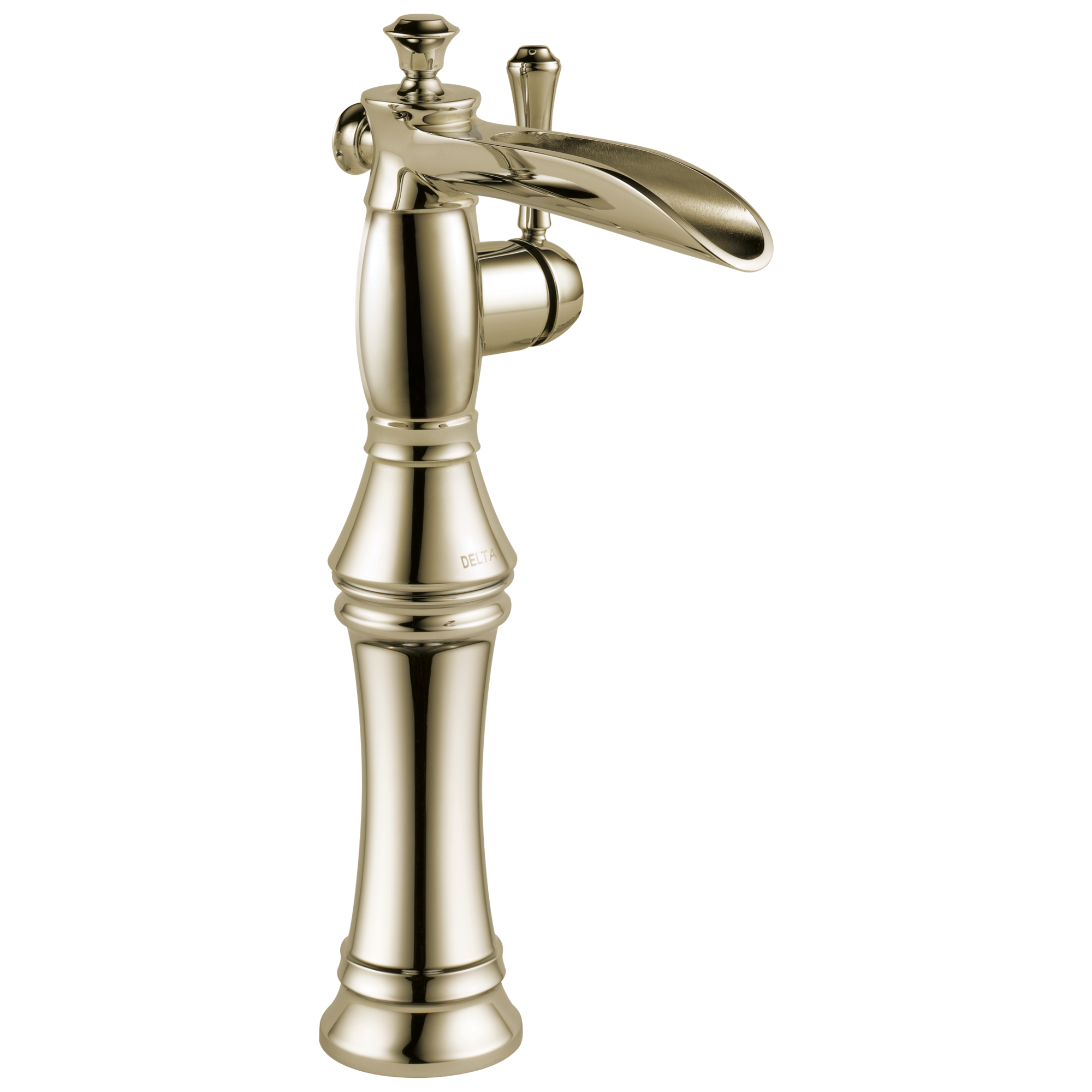 Delta - Single Handle Channel Vessel Bathroom Faucet - Polished Nickel - 798LF-PN