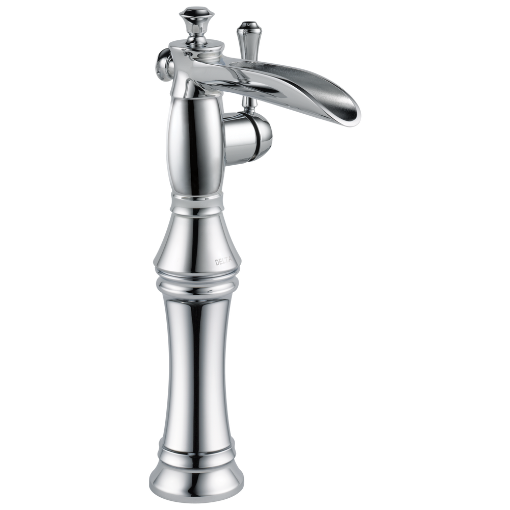 Delta - Single Handle Channel Vessel Bathroom Faucet - Chrome - 798LF