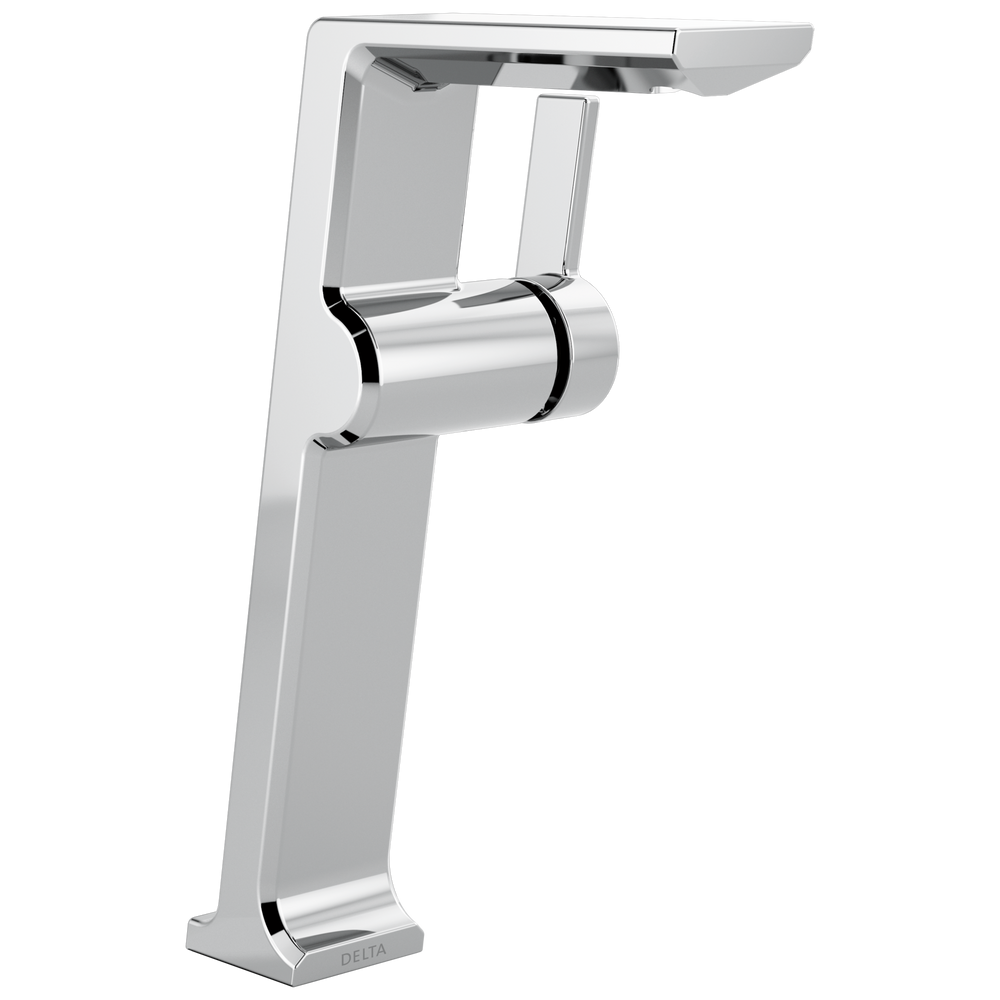 Delta - Single Handle Vessel Bathroom Faucet - Lumicoat® Chrome - 799-PR-DST