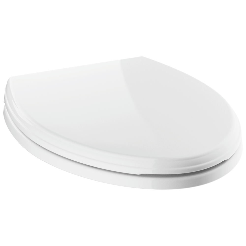 Delta - Elongated Standard Close Toilet Seat - White - 810901-WH