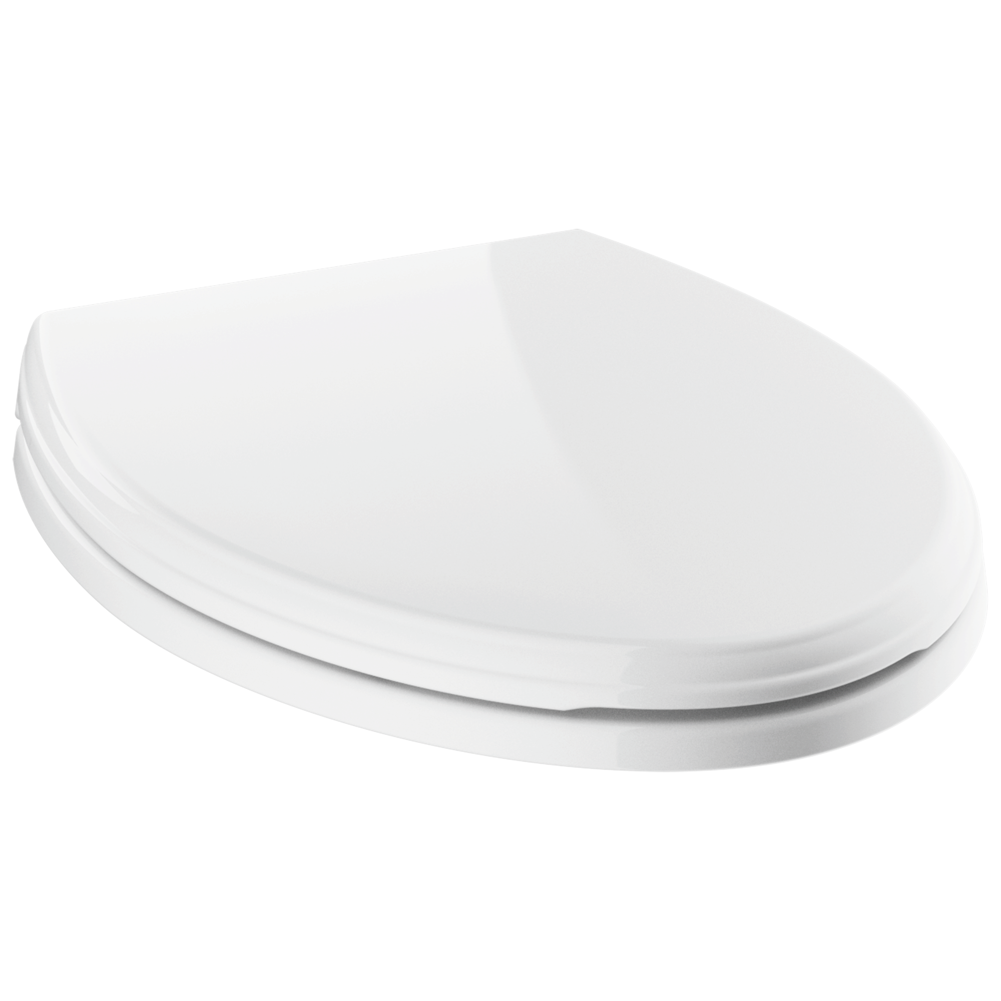 Delta - Elongated Standard Close Toilet Seat - White - 810901-WH