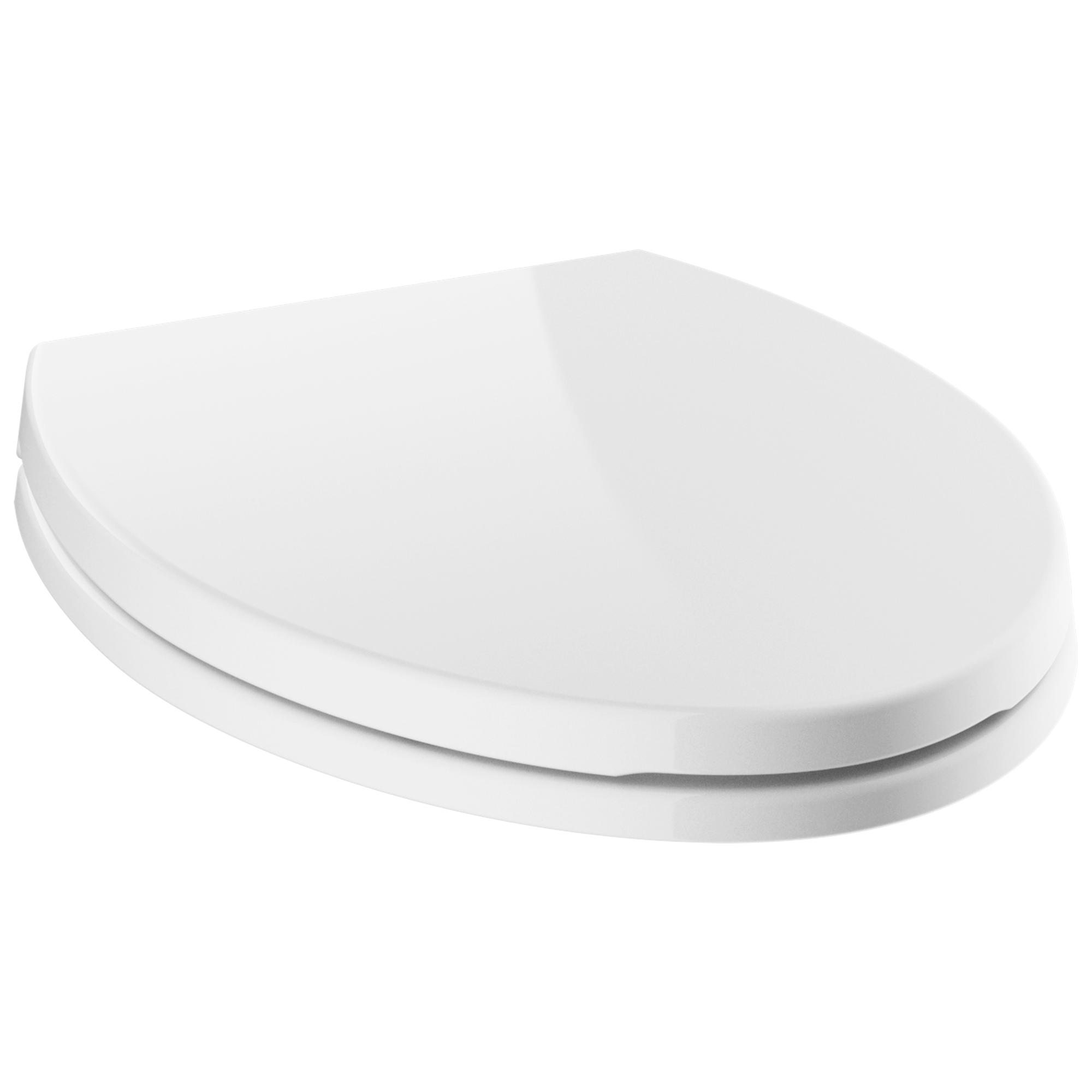 Delta - Elongated Standard Close Toilet Seat - White - 810903-WH