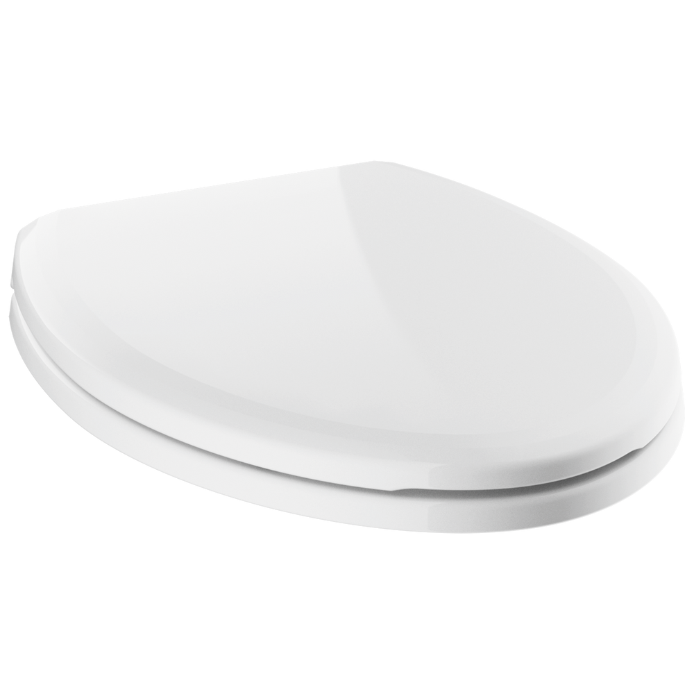 Delta - Elongated Slow-Close Toilet Seat - White - 811902-WH